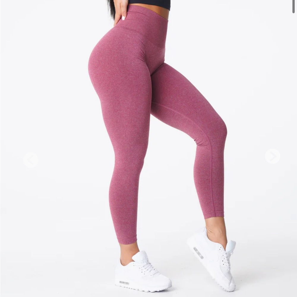 NVGTN Maroon NV Seamless Leggings